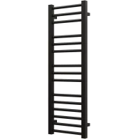 Полотенцесушитель электрический Grota Classic 4650186711953 900x300, ТЭН левый/правый, черный матовый