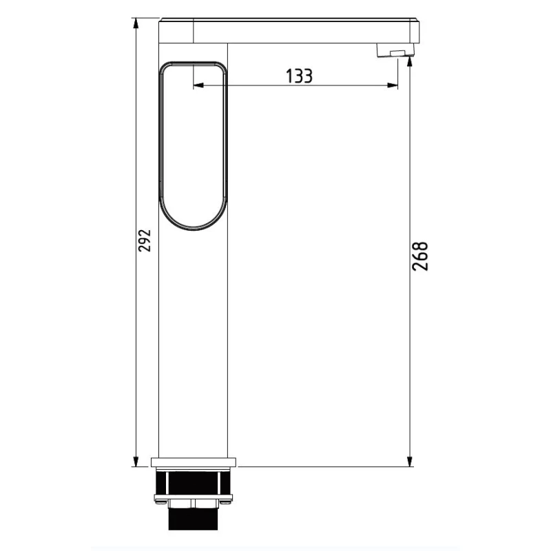 Смеситель для раковины Savol 700 S-600716G