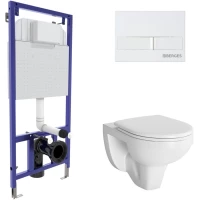 Комплект подвесной унитаз Berges Gamma + система инсталляции Berges Novum L1 042425