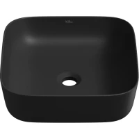 Раковина-чаша Wellsee Preen 329707000 39x39 см, накладная, черный матовый