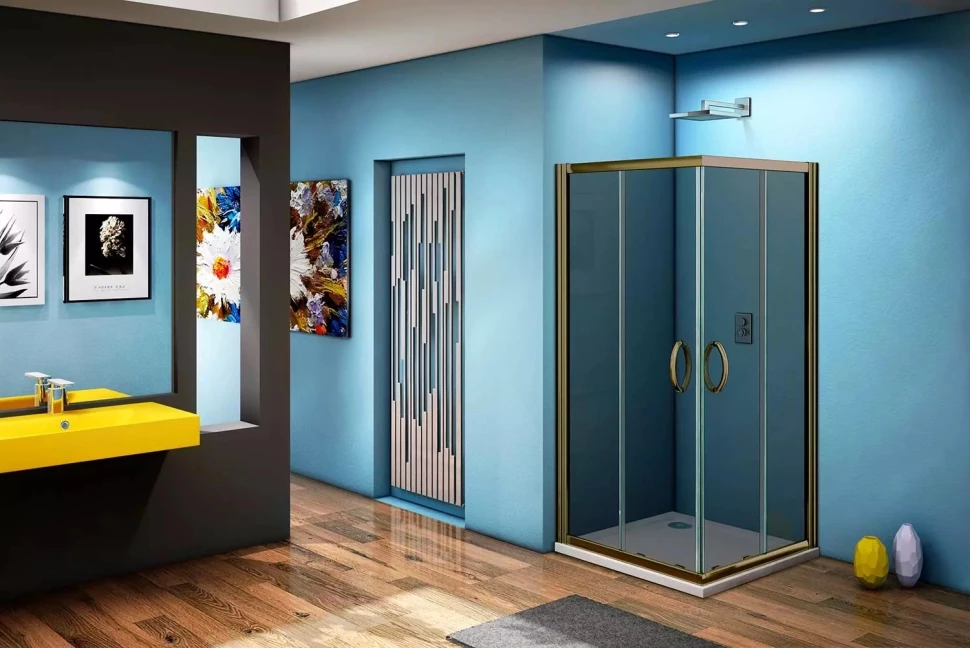 

Душевой уголок 90x90 см Good Door Jazz CR-90-B-BR тонированное