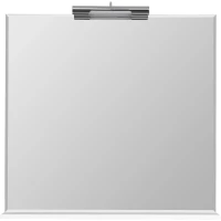 Зеркало Акватон Адель 1A194002AF010 81x76,6 см, со светильником, белый глянец