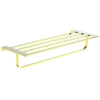 Полка для полотенец Wonzon & Woghand Eclipse WW-9181-LG 60 см, золотой