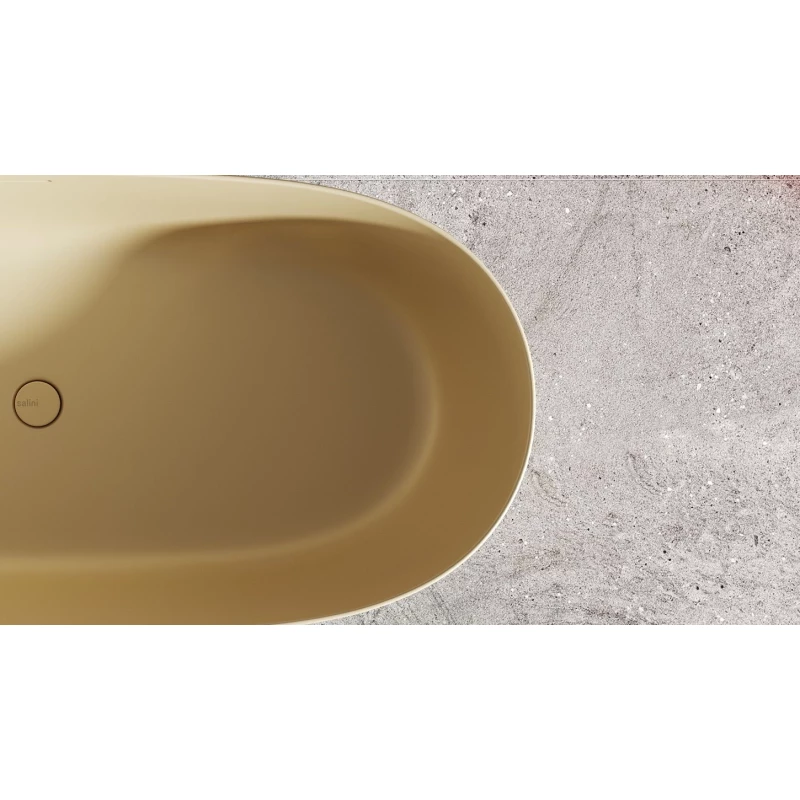 Ванна из литьевого мрамора 169,5x80,5 см Salini S-Sense Sofia, покраска по RAL полностью 102516GRF