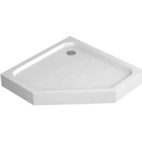 Душевой поддон Niagara Eco NG-P1010-14D 98,5x98,5 см, пластиковый, пятиугольный, белый