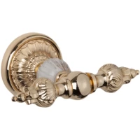 Крючок Tiffany World Murano TWMU BA104/OVTOoro двойной, для ванны, золото 24 карата