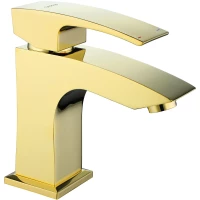 Смеситель для раковины Gappo G1007-13 золотой