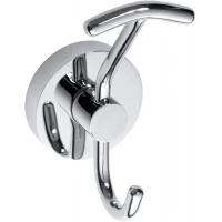 Крючок Bemeta Omega 104105252 двойной, для ванны, хром