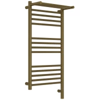 Полотенцесушитель электрический Сунержа Богема с полкой 3.1 05-6007-8040 800x400, МЭМ правый, состаренная бронза