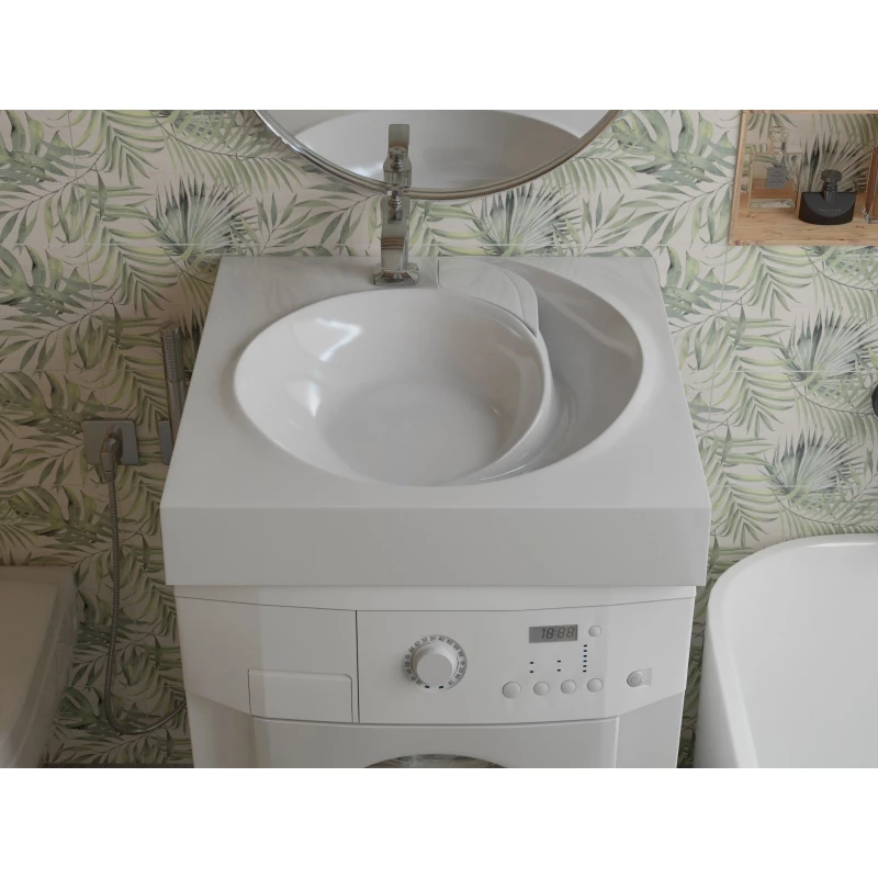 Раковина над стиральной машиной 60,5x60,3 см Stella Polar Киото SP-00000796