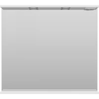 Зеркало Misty Енисей Э-Ени02080-011 80x72 см, с подсветкой, выключателем, белый глянец/белый матовый