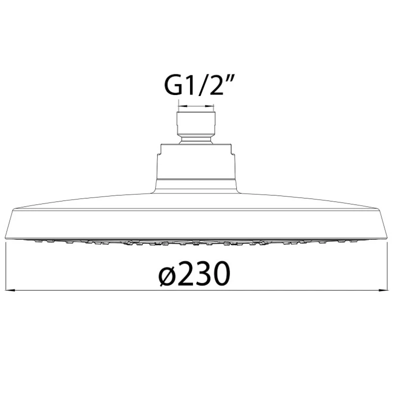 Верхний душ 230 мм Clever Autoclean 60305
