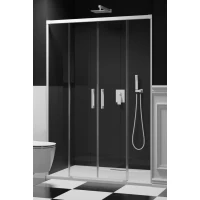 Душевая дверь Radaway Idea White DWD 140 387124-04-01 140 см, профиль белый матовый, стекло прозрачное