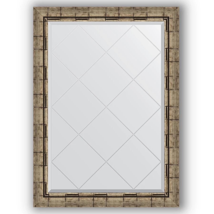 Зеркало 73x101 см серебряный бамбук Evoform Exclusive-G BY 4179