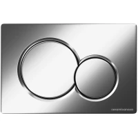 Кнопка смыва Ceramicanova Balance Sphere CN12-003M для инсталляции, матовый хром