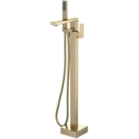 Смеситель напольный для ванны D&K Bayern.Lisz DA1516007 золотой матовый