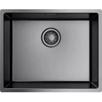 Кухонная мойка Omoikiri Tadzava 54-U/I Ultra GM 4993267 54x44 см, вороненая сталь