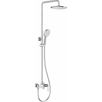 Душевая система Frap F2485 250 мм, со смесителем, хром