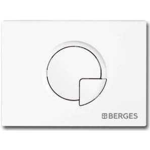 Изображение товара инсталляция для унитаза berges novum r1 040221 с кнопкой смыва, белый глянец