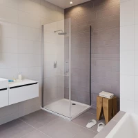 Душевой уголок Riho Novik Z201 G003009120 77x116,7 см, профиль хром, стекло прозрачное