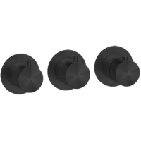 Термостат для ванны Gessi Gessi316 54334#299 встраиваемый, черный матовый