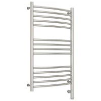 Полотенцесушитель электрический 800x500 сатин МЭМ правый, перемычка выгнутая Сунержа Богема 3.0 071-5803-8050