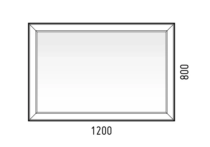 Зеркало 120х80 см Corozo Барго SD-00000860 - фото 5