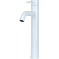 Смеситель для раковины Bronze De Luxe Scandi 1452W белый глянец