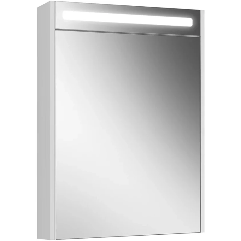 Зеркальный шкаф 60x80 см белый глянец R Belux Неман ВШ 60 4810924276827
