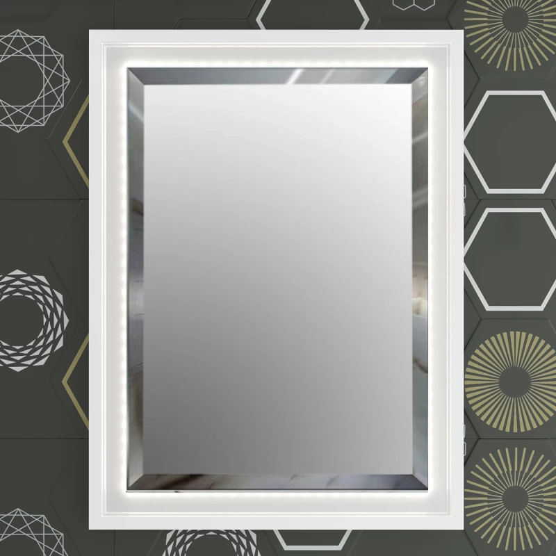 Зеркало 60x80 см белый матовый Opadiris Вегас