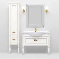 Комплект мебели дуб молочный 85 см Roca America Evolution L ZRU9302960 + 327206000 + ZRU9302950