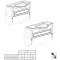 Комплект мебели дуб молочный 85 см Roca America Evolution L ZRU9302960 + 327206000 + ZRU9302950 - 9