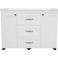 Тумба под раковину Misty Дуэт П-Ду061203я01-1 118,5 см, напольная, белый матовый