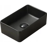 Раковина-чаша CeramaLux 6230MB 36,5x23,5 см, накладная, черный матовый