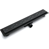 Душевой трап (лоток) Esbano M-RAIN-60MB ESTRMETRAIN60MB 60 см, с решеткой, перфорированный, черный матовый