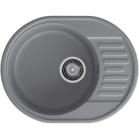 Кухонная мойка GranFest Quarz 58 61,7x48 см, темно-серый