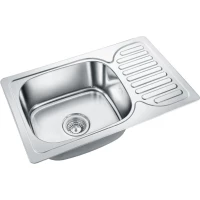 Кухонная мойка Emar 6642 66x42 см, полированная сталь