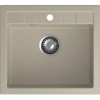 Кухонная мойка GranFest Quadro 561 56x50 см, топаз