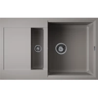 Кухонная мойка Omoikiri Tetogranit Sakaime 78-2-GR 4993559 78x50 см, ленинградский серый
