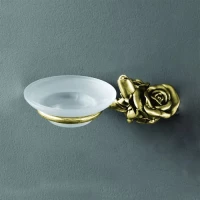 Мыльница с держателем бронза Art&Max Rose AM-0915-B
