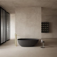 Карбоновая ванна Abber Karbon AK9011-1.7 170x80 см, отдельностоящая, карбон