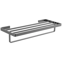 Полка для полотенец Wonzon & Woghand Lotte WW-8381A-BGM 60 см, темный графит матовый
