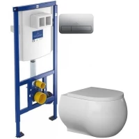 Комплект подвесной унитаз Bien Flash FLKA052N1VP0W3000 + система инсталляции Villeroy & Boch 92246100 + 92249061