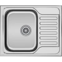 Кухонная мойка KuchenStern Basis 45 653SS60 60x50 см, нержавеющая сталь