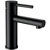 Смеситель для раковины Wonzon & Woghand WW-H9089-MB черный матовый