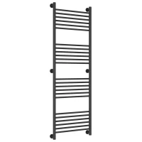 Полотенцесушитель водяной 1500x500 перемычка выгнутая темный титан муар Сунержа Богема+ 15-0221-1550