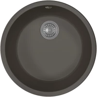 Кухонная мойка Florentina Вега Зеро 22.425.D0440.302 49x49 см, антрацит