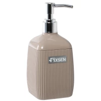 Дозатор для жидкого мыла Fixsen Brown FX-403-1 250 мл, настольный, коричневый