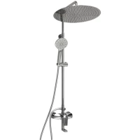 Душевая система 400 мм WasserKRAFT A166.117.127.087.CH