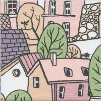 Керамическая плитка Kerama Marazzi Декор Городок 4 матовый 20x20x6,9 OS\A227\5009